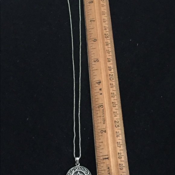 Sterling Silver Pentagram Pendant - No Chain - Picture 4 of 5